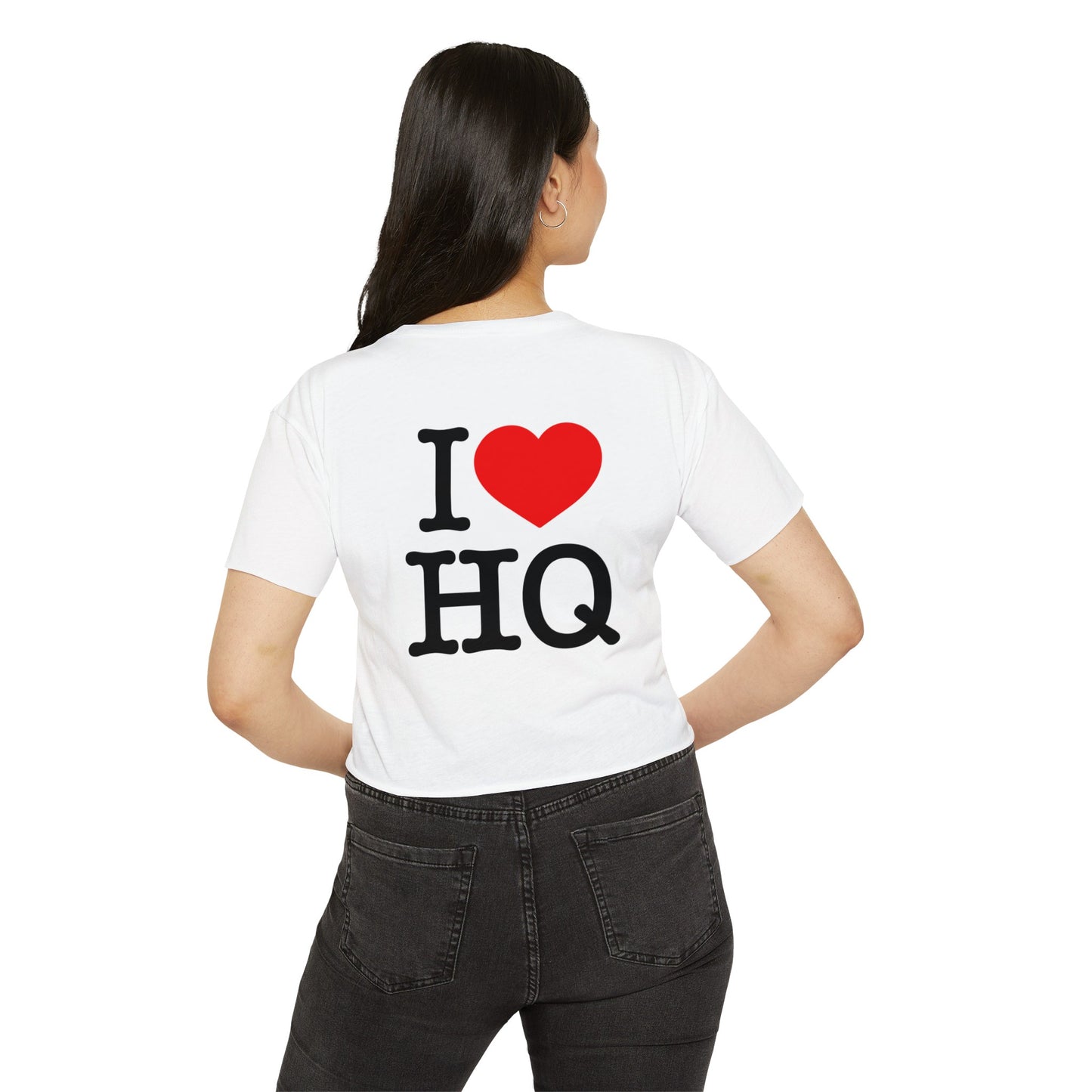 Women's Crop Top - I ❤️ HQ