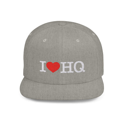 Snapback Hat - I ❤️ HQ