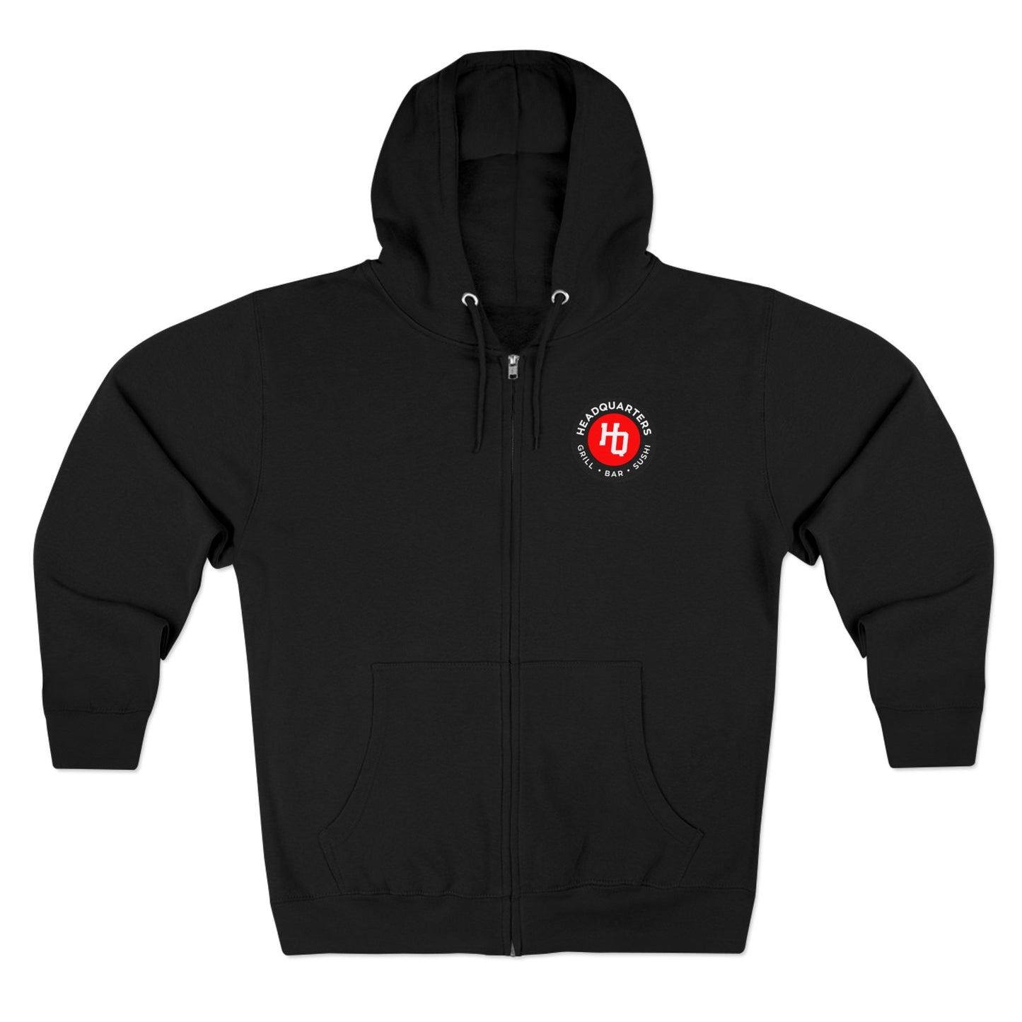 Unisex Zip Hoodie - I ❤️ HQ