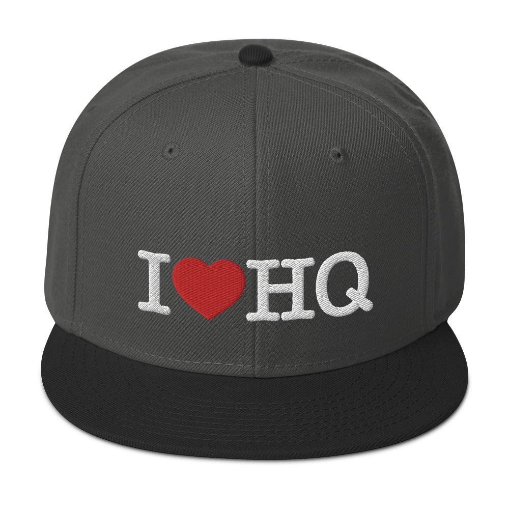 Snapback Hat - I ❤️ HQ