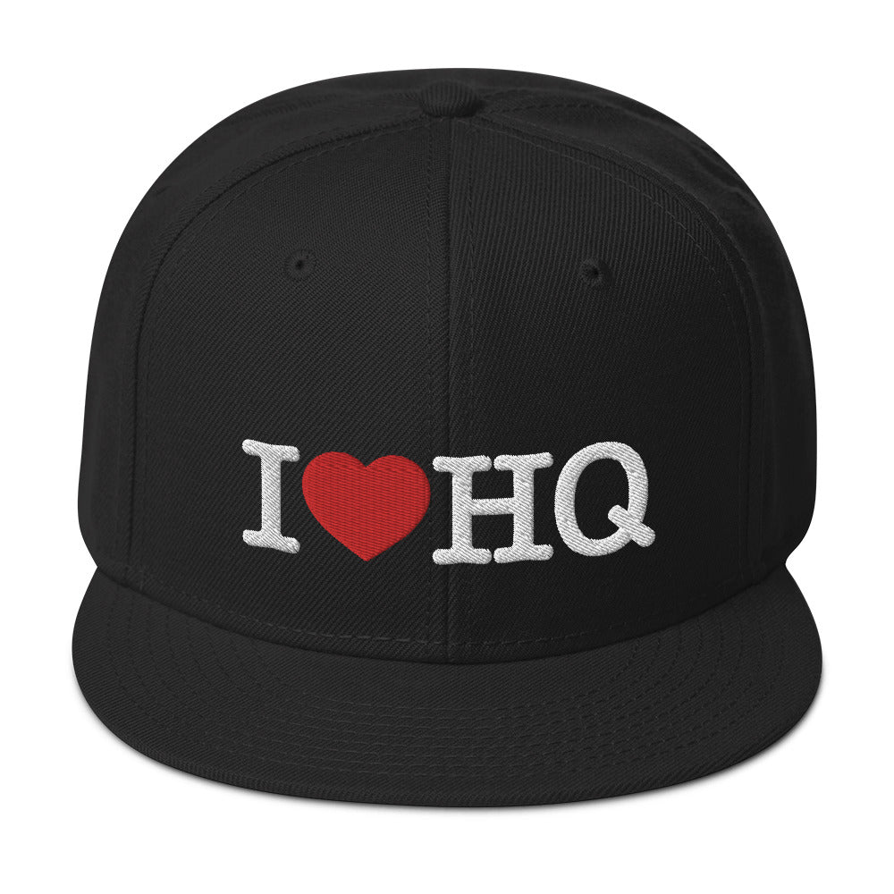 Snapback Hat - I ❤️ HQ